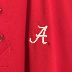 University of Alabama polo - Red - large Like New Cutter and buck